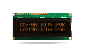 JXD1602A-S字符液晶 FSTN 負(fù)顯 橙光